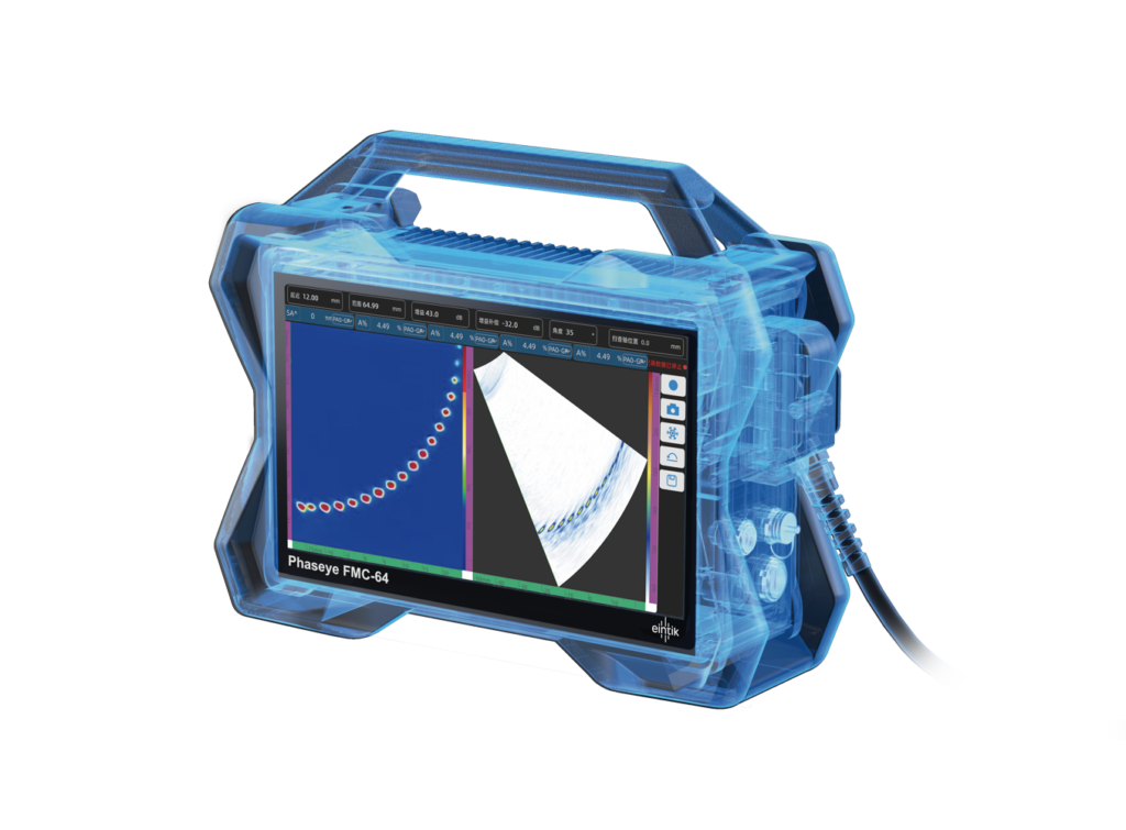 Phaseye FMC-64 — Phased Array e TFM